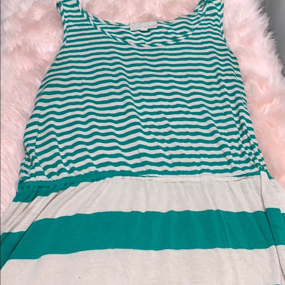 Green & Ivory Dress